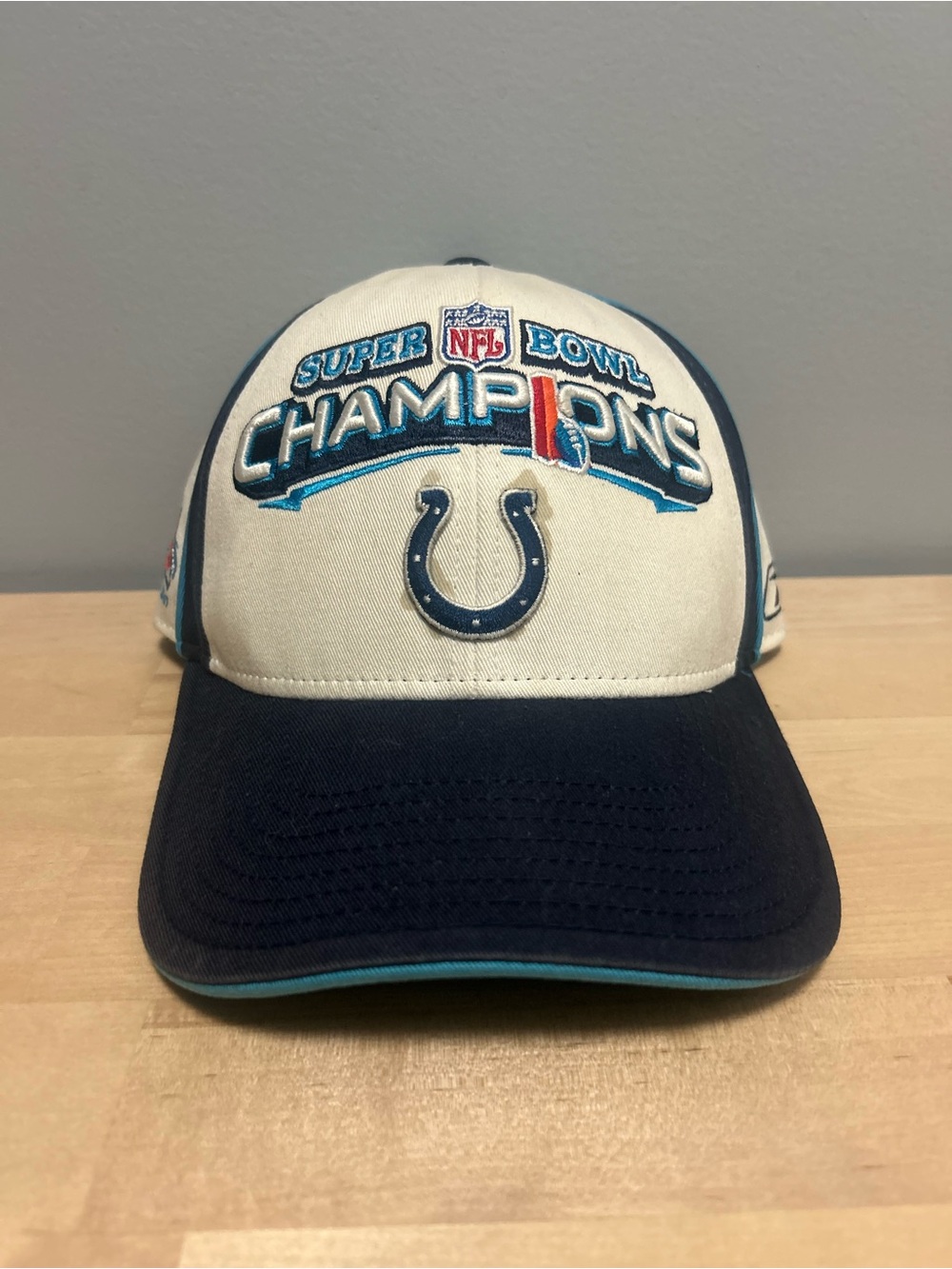 Indianapolis Colts 2006 Super Bowl XLI Champions Reebok Strapback